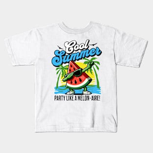 Cool Summer Watermelon Kids T-Shirt